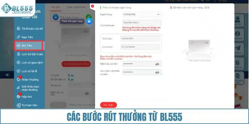 Các bước rút thường từ BL555